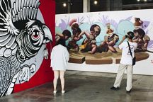 Grafitti Exhibition Held in Bangkok