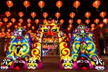 Chinese Lantern Festival in Full Swing in Samut Prakan